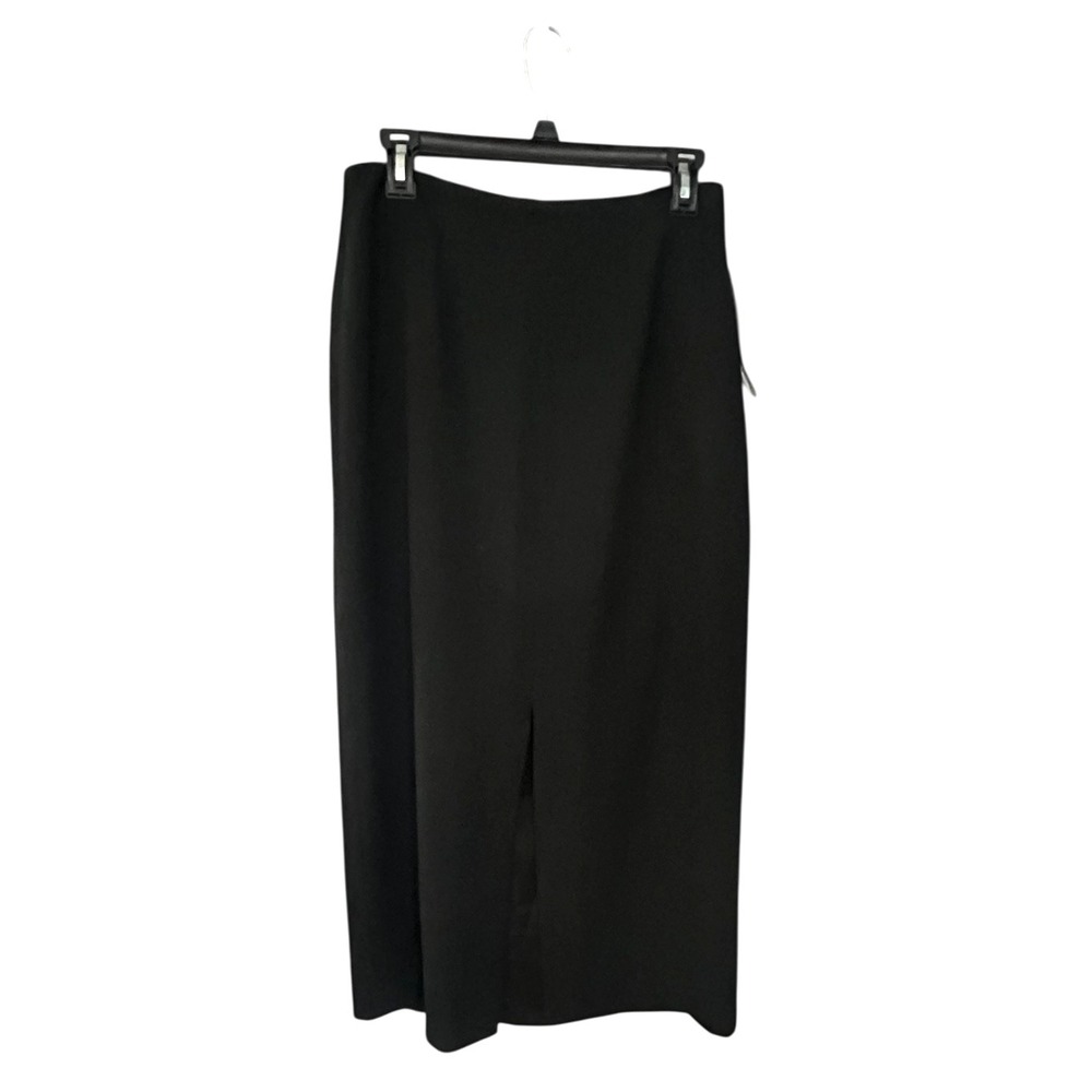 Chaus NWT Women's Black Lined Pencil Long Skirt Size 16 Waist 30" RUNS SMALL
